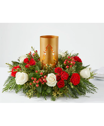 December Dreams Centerpiece Christmas Centerpiece in Pensacola, FL | Cordova Flowers and Gifts