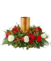 December Dreams Centerpiece Holiday Flowers