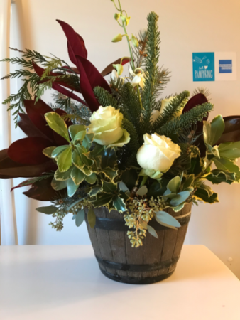 December Rose Sympathy Flowers