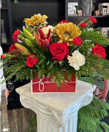 Deck the Halls Bouquet Christmas in Acworth, GA | Davis Flowers