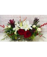 Deck The Halls Vase Arrangement