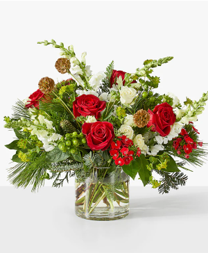 Deck the Halls Vase Arrangement