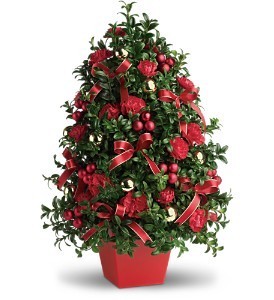Deck the Hall Tree Winter Floral