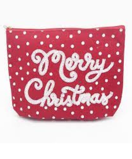 DECK THE HALLS Y'ALL  COSMETIC BAG