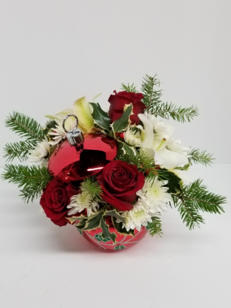Deck The Holly Ornament Bouquet  