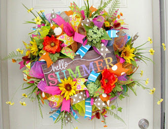 Deco Mesh Wreaths Please Call 817-244-2345