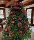 Decorated Boxwood Trees ( Red Apple ) Can be shipped local or UPS Starting 11/24/25