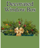Decorated window box 
