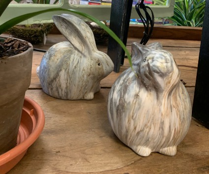 Decorative Bunnies Garden Gift