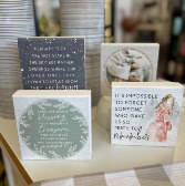 Decorative Memorial Block Signs 