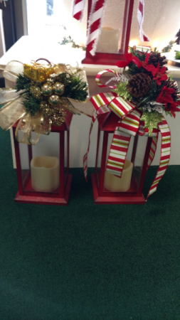 Decorative metal hanging lanterns with candle Christmas Gifts