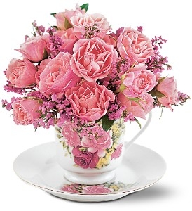 Decorative Teacup of Roses 