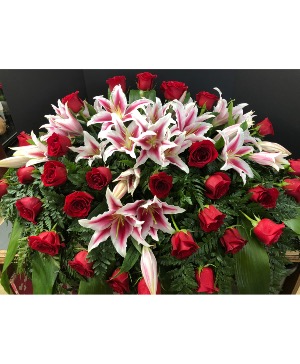 Dedication Of Love Casket Spray