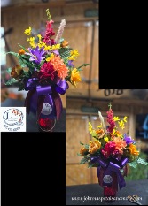 'Deep Fall' Silk Matching Set of Cem Vase Inserts  