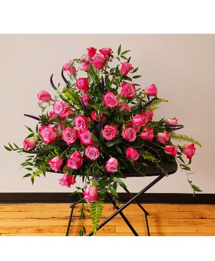 Deep Purple  Casket Spray