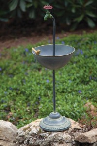 Deep Well Spigot Bird Bath