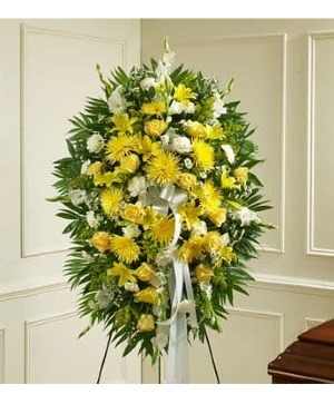 Deepest Sympathies Yellow Traditional