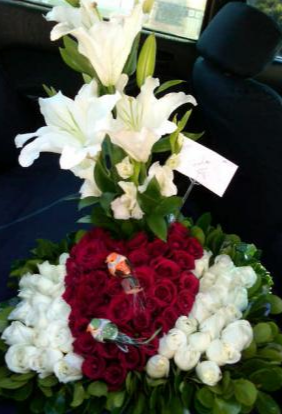 Eight Dozen Roses, Lilies and Plus Valentine Day