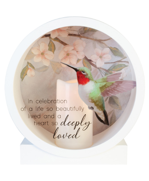 Deeply Loved Lantern with Candle