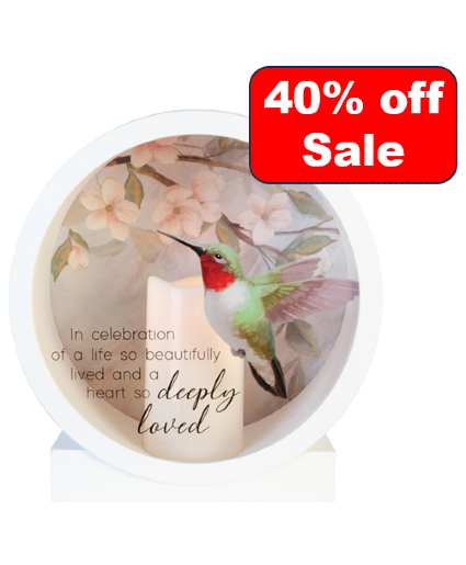 Deeply Loved Lantern with Candle