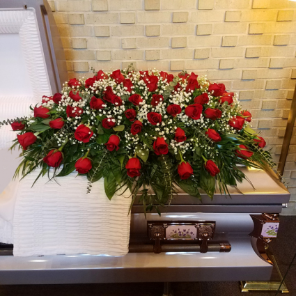 Deeply Missed Casket Spray