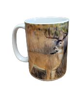 Deer in the Woods 15 ounce mug