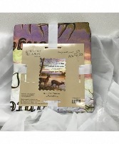 Deer quilted throw  