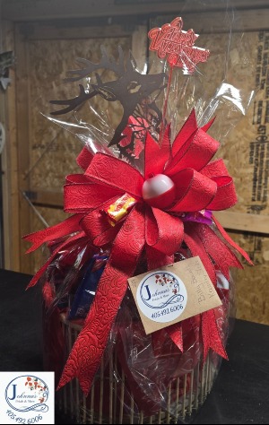 Deer & Fish Themed Customized Snack Basket  