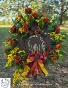 'Deer Themed' Grapevine Wreath Funeral Floral 