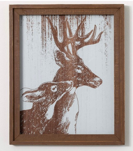 Deer with Fawn Wall Art 