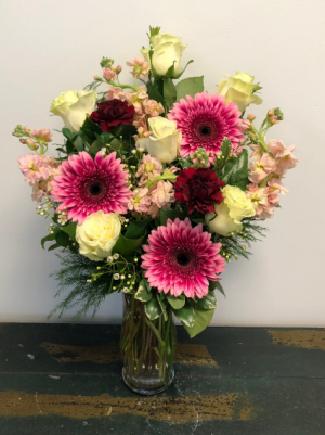 Delicate Palette Vase Arrangement