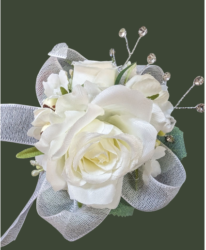 Delicate Rose Corsage Artificial flowers