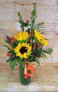 Delight - Fall Vased Arrangement