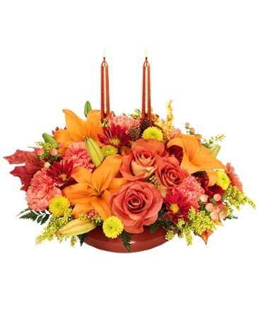 DELIGHTFALL Centerpiece in Bolingbrook, IL | Karen's Floral Expressions
