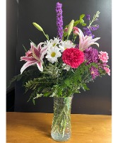 Delightful Buds Vase of assorted blooms