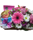 Delightful Floral, Chocolate and Sweets Gourmet Basket