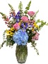 DELIGHTFUL GARDEN VASE ARRANGEMENT
