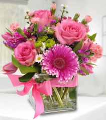 Delightful in Pink Arrangement