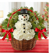 DELIGHTFUL SNOWMAN Gift Basket 