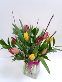Delightful Tulips  Fresh Arrangement 