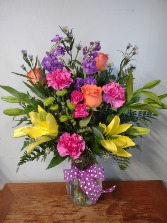 Delightfully Bright Too Fresh Arrangement