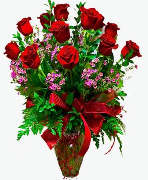 Deluxe Long Stem Red Roses 