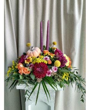 Thanksgiving Ambiance Centerpiece FLOWER ARRANGEMENT