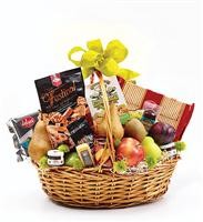 Deluxe Fruit and Gourmet Basket for Sympathy Sympathy - All Occasions
