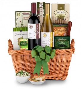 Deluxe NYS Wine & Gourmet Gift Basket