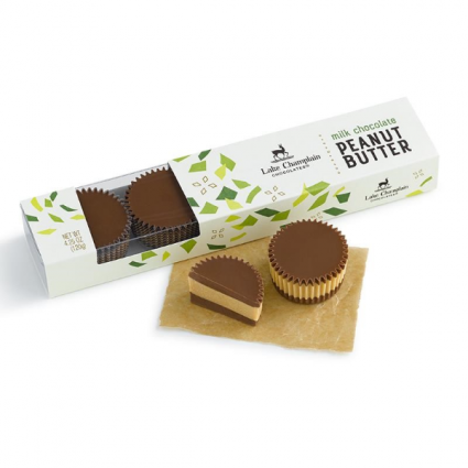 Deluxe Peanut Butter Cups Milk Chocolate Lake Champlain Chocolates