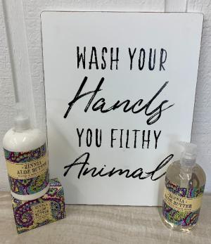 Deluxe Soap Set with Sign 
