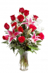 Deluxe Valentines Special Mixed Vase