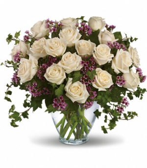 Deluxe White Roses bouquet  