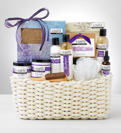 Denarii Lavender Spa Gift Basket gifts